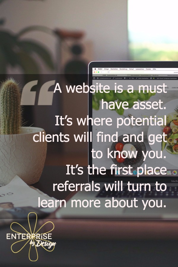 A website is a must have asset.