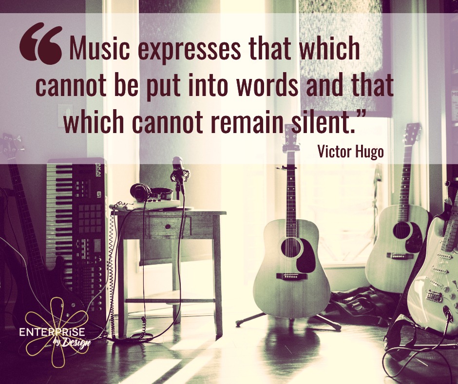 Music expresses that which cannot be put into words…