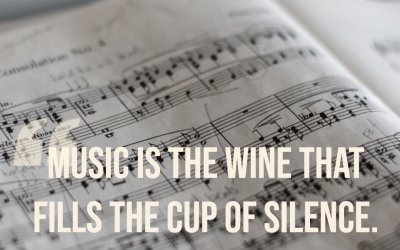 Music is the wine